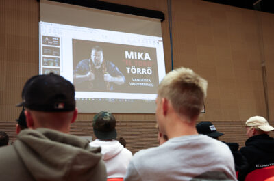 Finland’s Strongest Man had powerful words for students in Kokkola